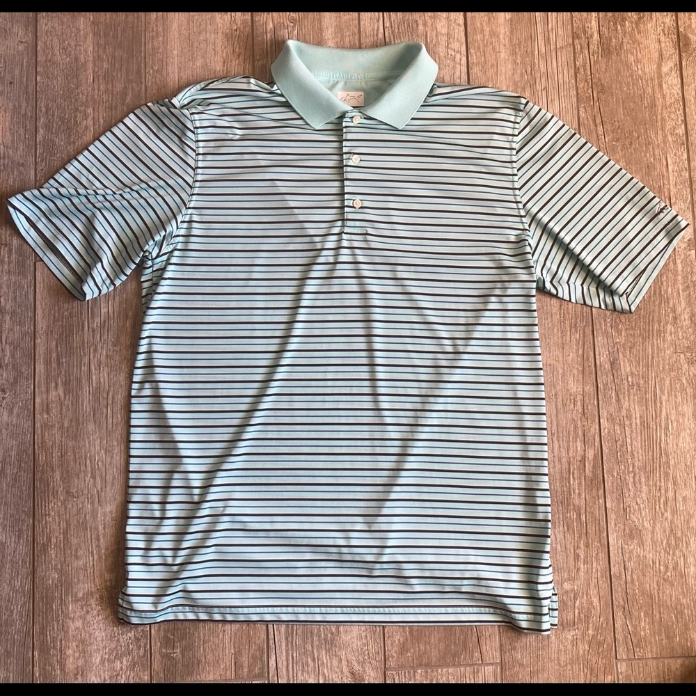 Greg Norman Play Dry Golf Polo Shirt, Mens Large